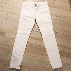 American Eagle White Jeggings